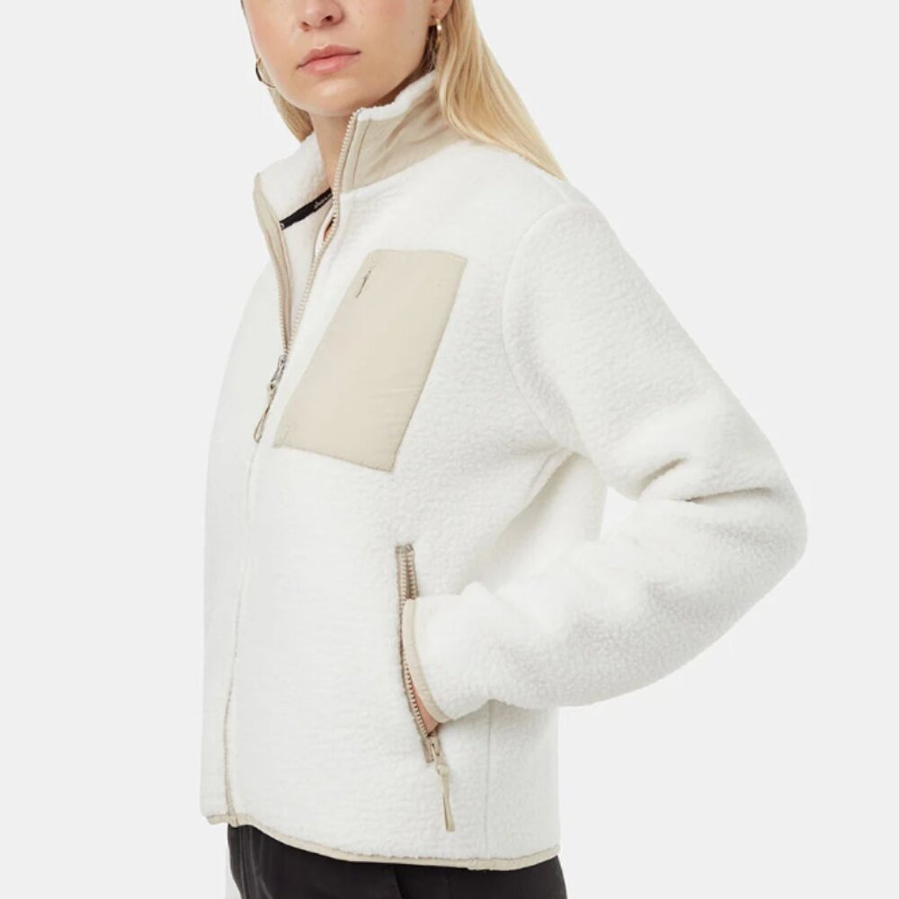 Tentree Ecoloft Zip Jacket | Cream/Tan | NWT | XL